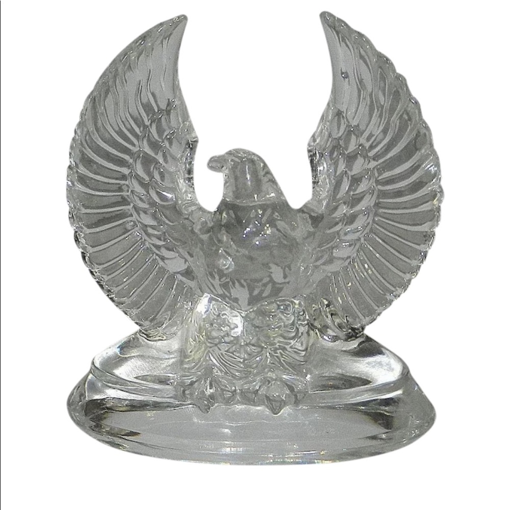 Vintage Stolzle Kristall Beikristall Austria Eagle